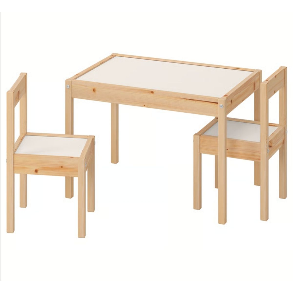 Mesa Infantil Pino/Fibras + 2 Sillas, marca ARTIHOGAR - Foto Principal