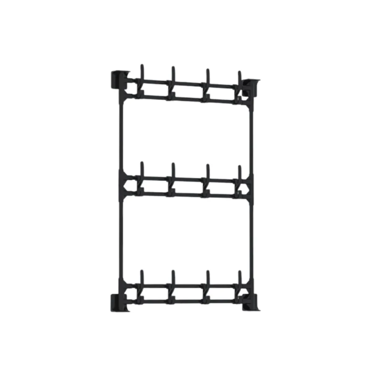 GENERICO - Perchero Organizador de Pared con Adhesivo Soporte Multi Ganchos para Baño, Cocina o Dormitorio