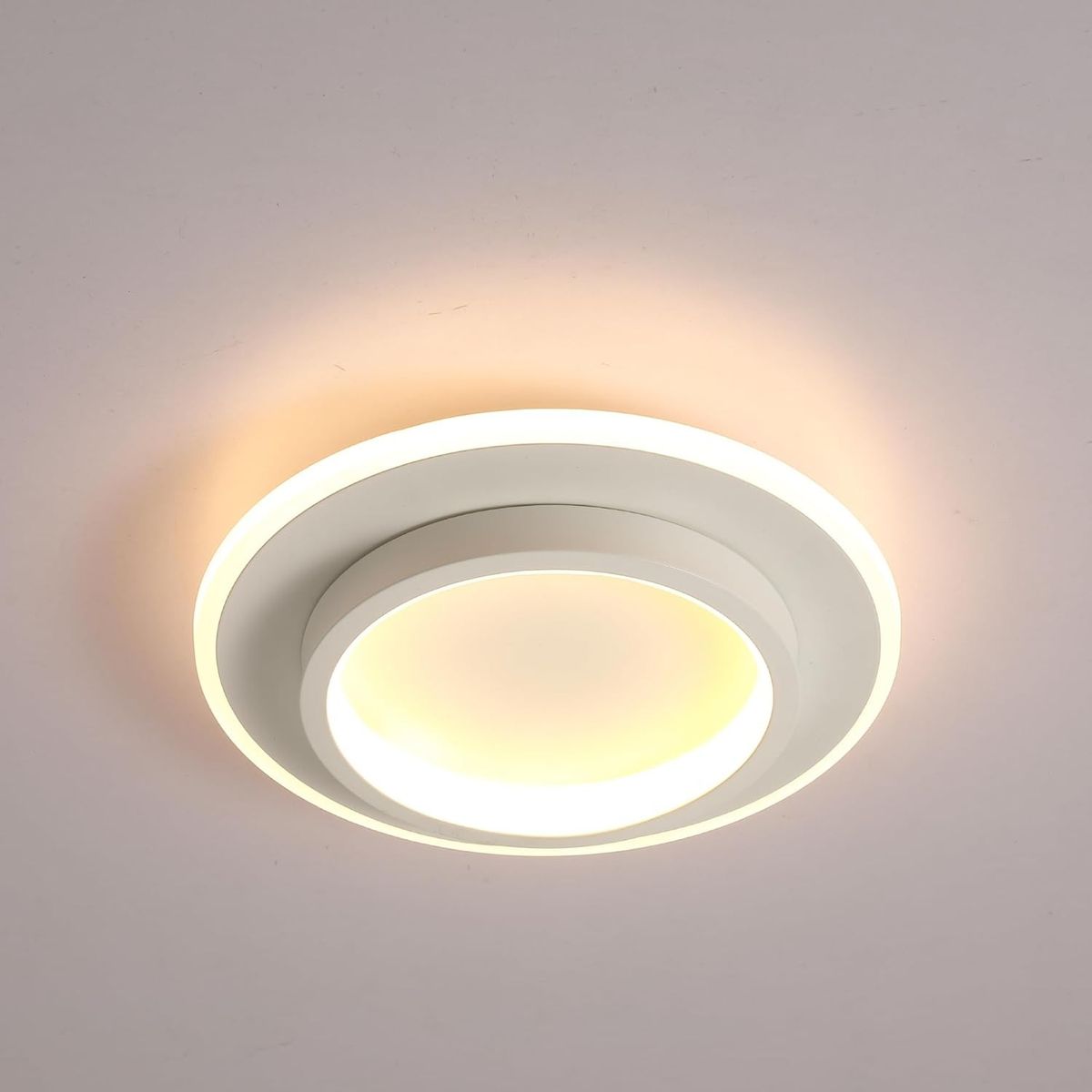 YOMYM - Lámpara Led techo moderna Luces de pasillo luz tricolor Ajustable