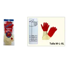 GENERICO - Guantes de limpieza bicolor Talla XL