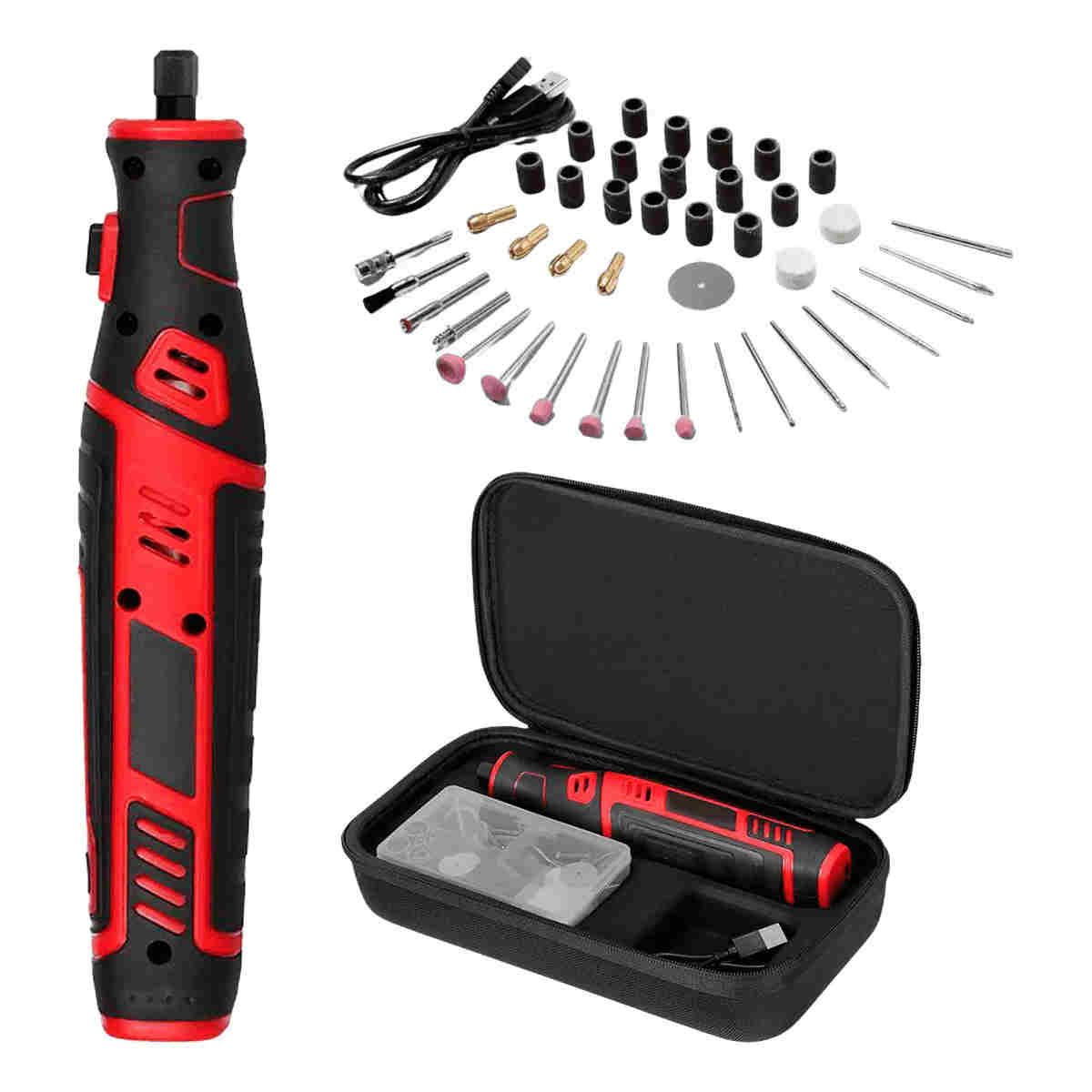 GENERICO - Kit Multiproposito Minitorno Inalámbrico Con 85 Accesorios Frecuencia 60 hz BELUG