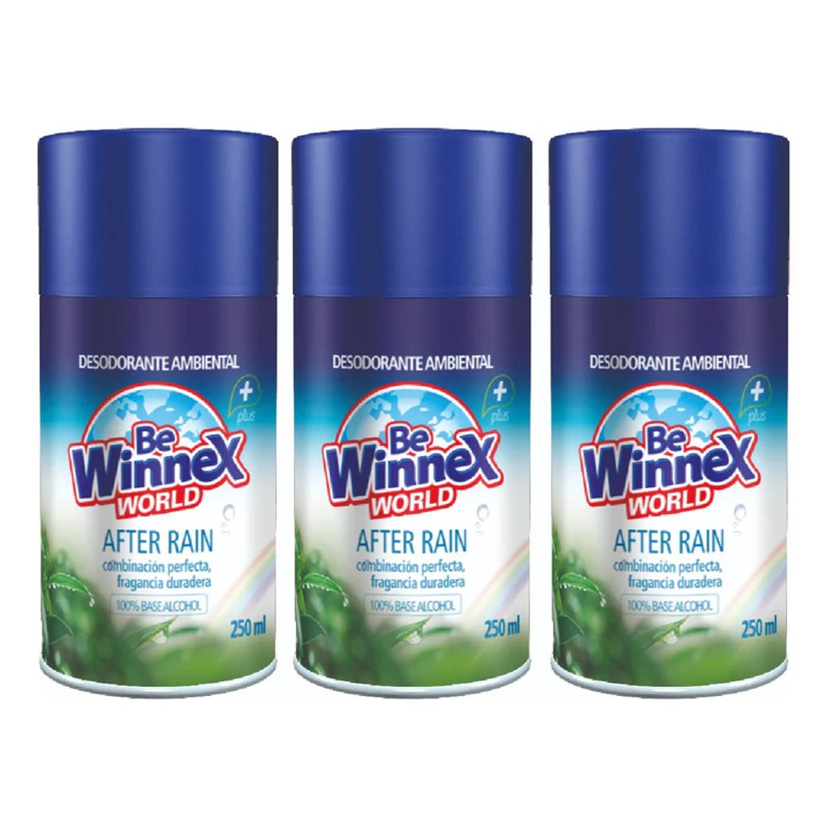 GENERICO - Repuesto Aromatiza. Automatico 250 Ml - After Rain Winnex 3u