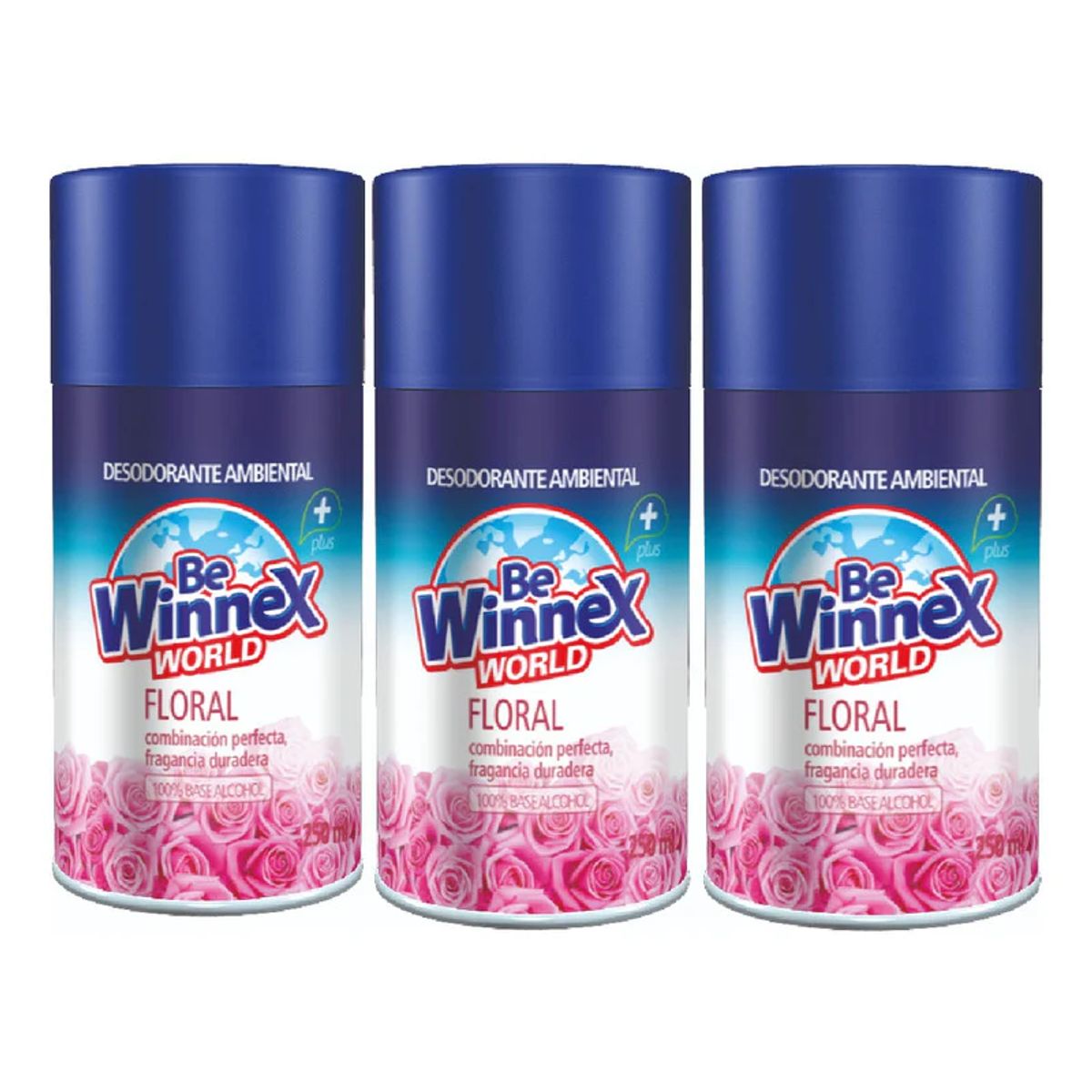 GENERICO - Repuesto Aromatiza. Automatico 250 Ml - Floral Winnex 3u