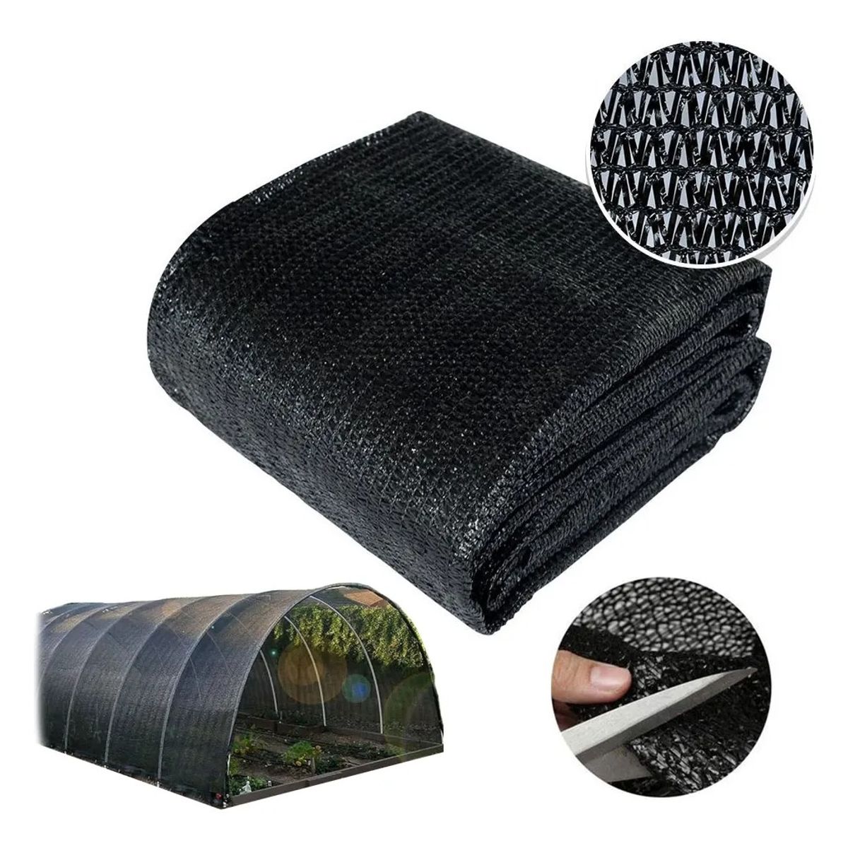 GENERICO - Malla Raschel 4.2 X 10 Mts Sombra Techo Patio Terraza Jardin