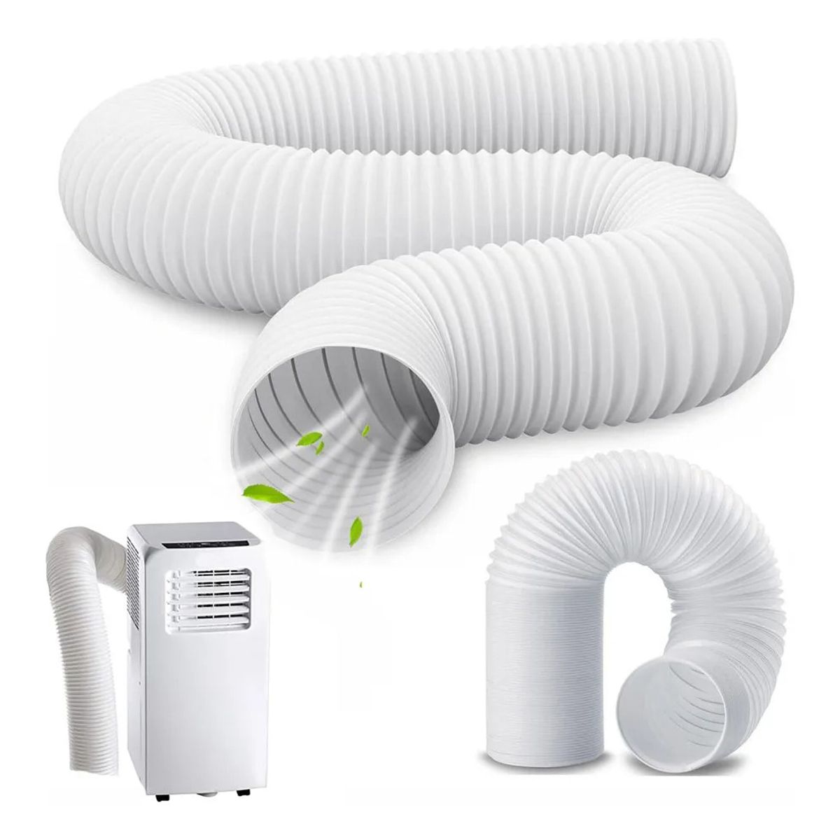 GENERICO - Tubo 15 Cm Diametro Para Salida Aire Acondicionado 5 Mtrs