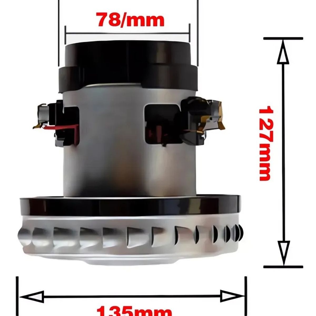 GENERICO - Motor Aspiradora Polvo-agua 1400w 1 Turbina