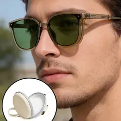 AIZO - Anteojos Sol Lentes Gafas Polarizado Plegable Multicolor