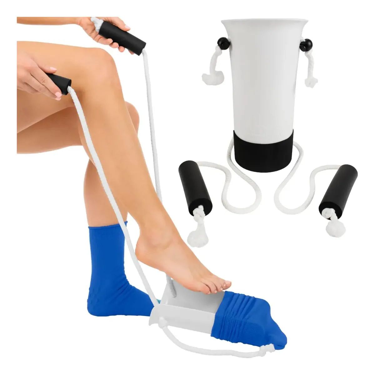 KUANGYE - Ayuda Calcetine Fácil Poner Quitar Sock Slider Sin Agacharse