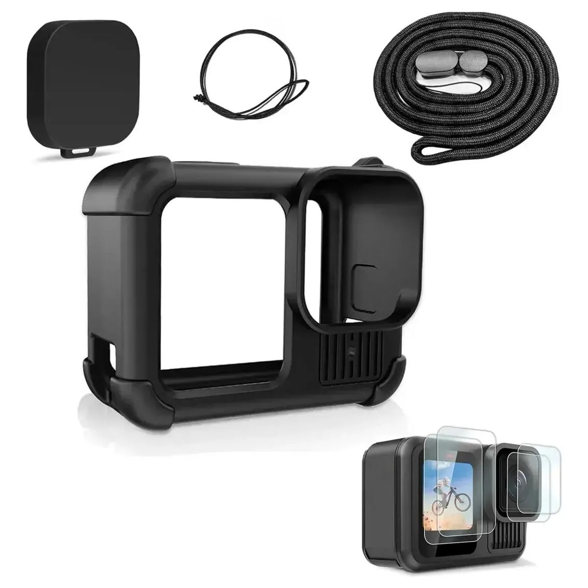 GENERICO - Funda Protectora De Silicona Para Gopro Hero13 Black