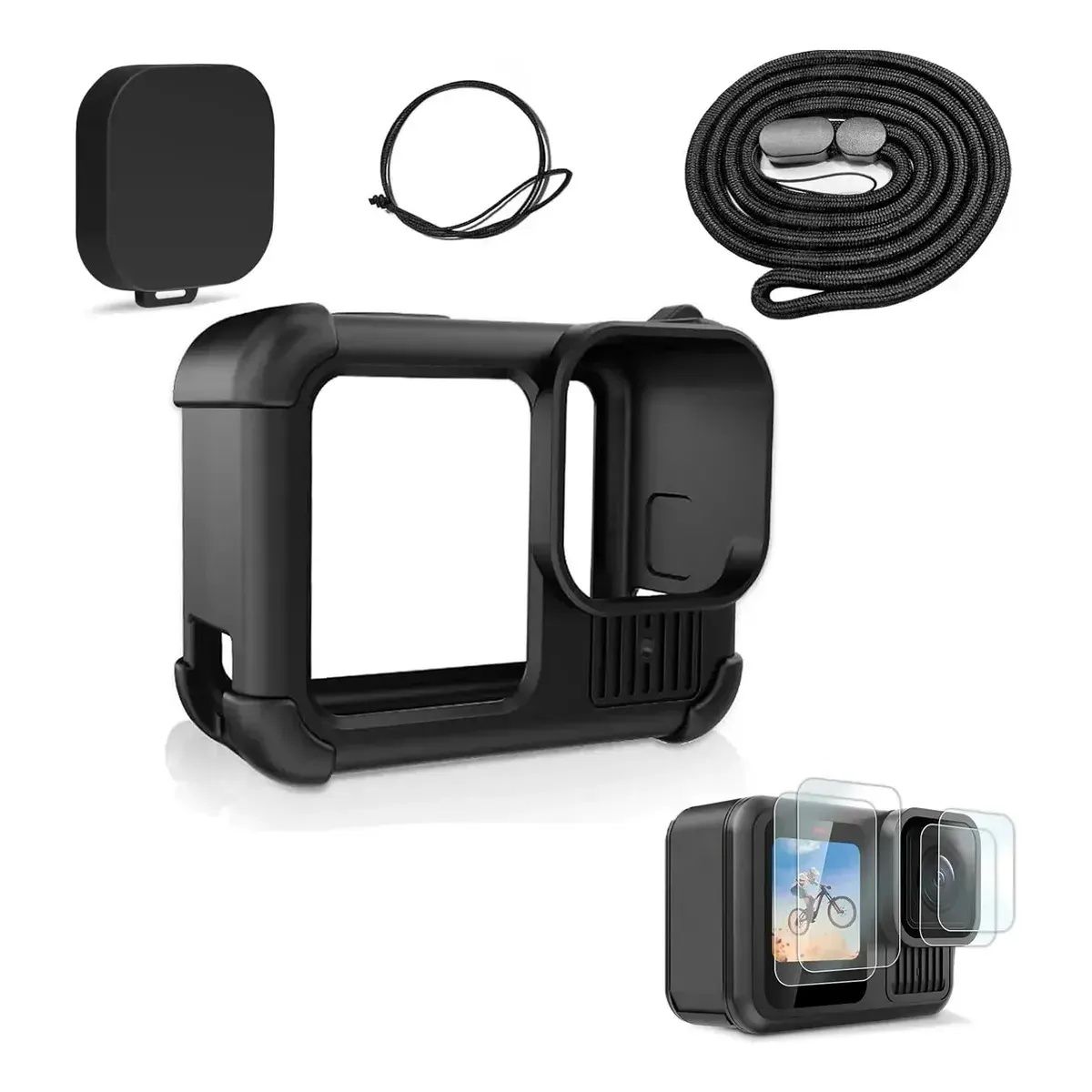 GENERICO - Funda Protectora De Silicona Para Gopro Hero13 Black