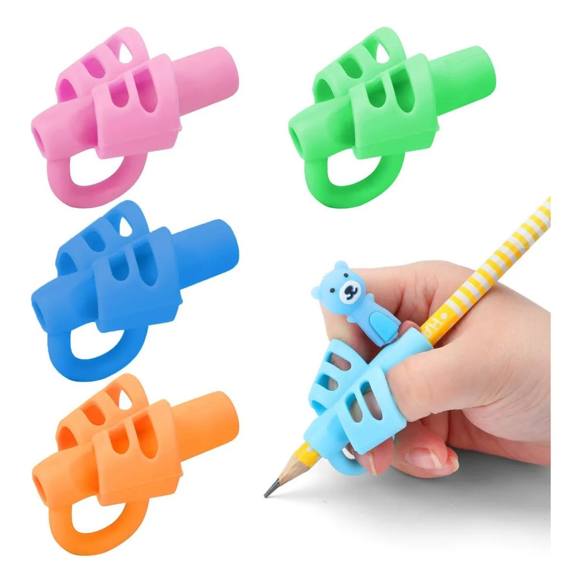 GENERICO - 10 Piezas Ayuda Para Escribir Con Lápiz Grips Para Niños