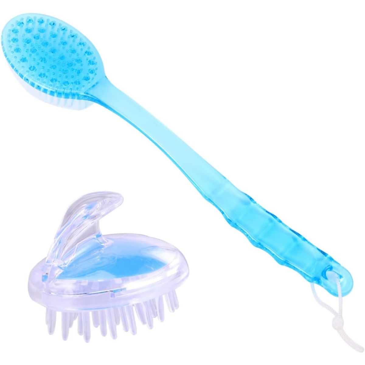 KUANGYE - Cepillo De Baño Ducha Mango Largo Cuerpo Espalda Masaje