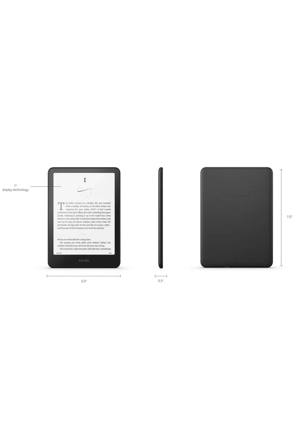 AMAZON Kindle Paperwhite 12th Gen 2024 7 inch WiFi 32GB Negro