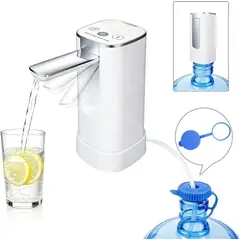 AIZO - Dispensador De Agua Eléctrico Recargable USB Para Bidon - Automatico y Portatil Universal