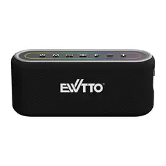 GENERICO - Parlantes Portatiles Bluetooth EWTTO EW-P118B 40W RGB TWS USB TF Portatil para Camping y Hogar