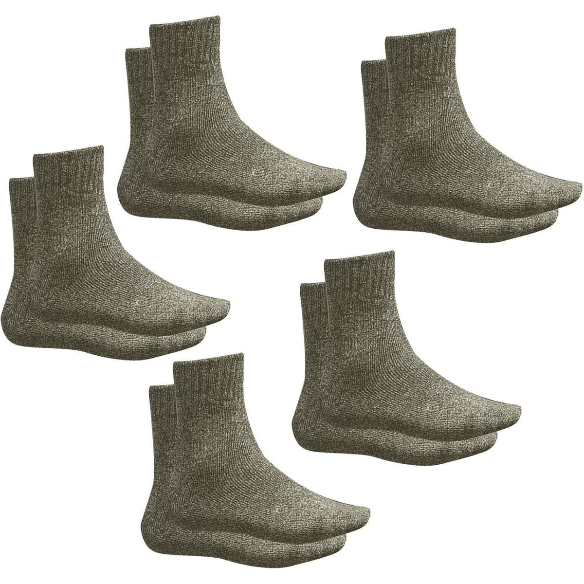 KUANGYE - Pack 5 Par Calcetas Térmica Calcetines Térmico