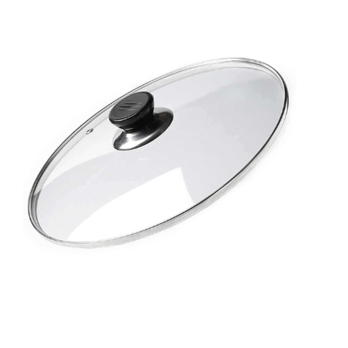 GENERICO - Set 6 Tapa Para Olla De Vidrio Templado 24cm