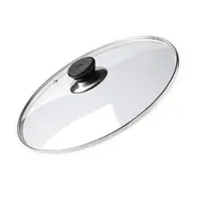 GENERICO - Set 6 Tapa Para Olla De Vidrio Templado 22cm