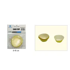 GENERICO - Pack cápsulas de papel para cupcakes 8cm