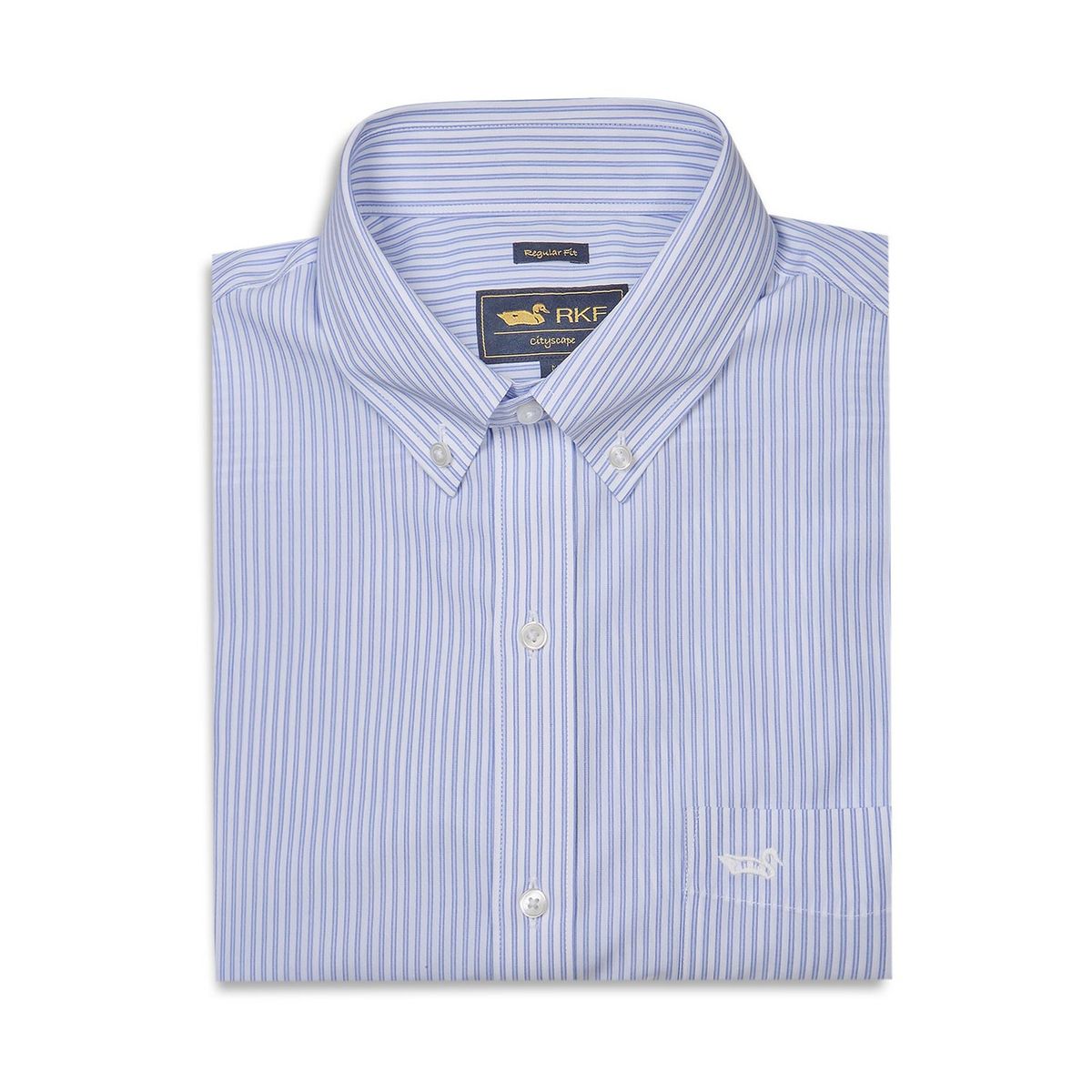 ROCKFORD - Camisa Cuello Button-Down Hombre Wf Azulino ROCKFORD