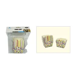GENERICO - Packs de cápsulas cuadrado de papel para cupcake