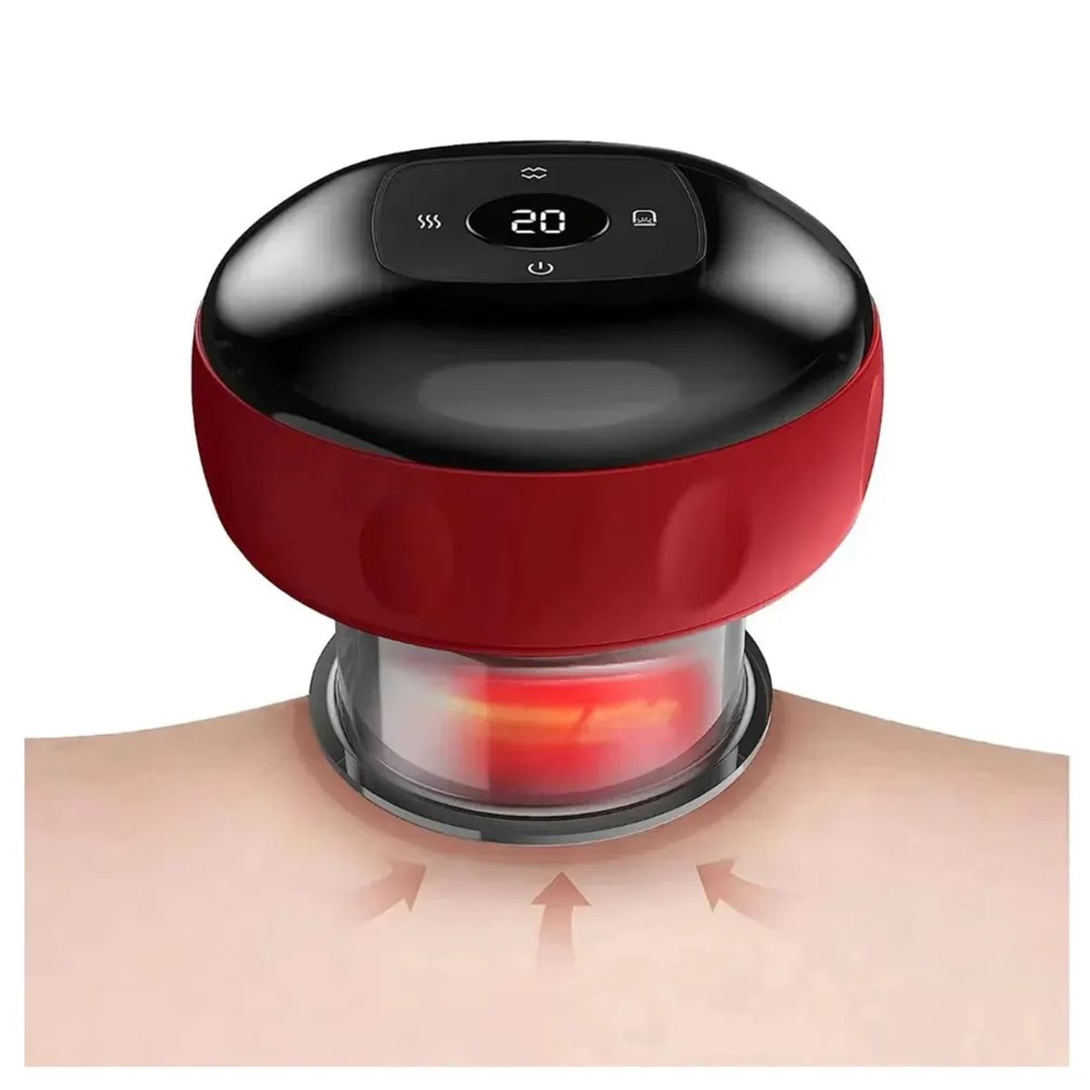 MOVI - Ventosa Eléctrica Anticelulitis con Calor y Vibración  Alivio Muscular y Modelado Corporal