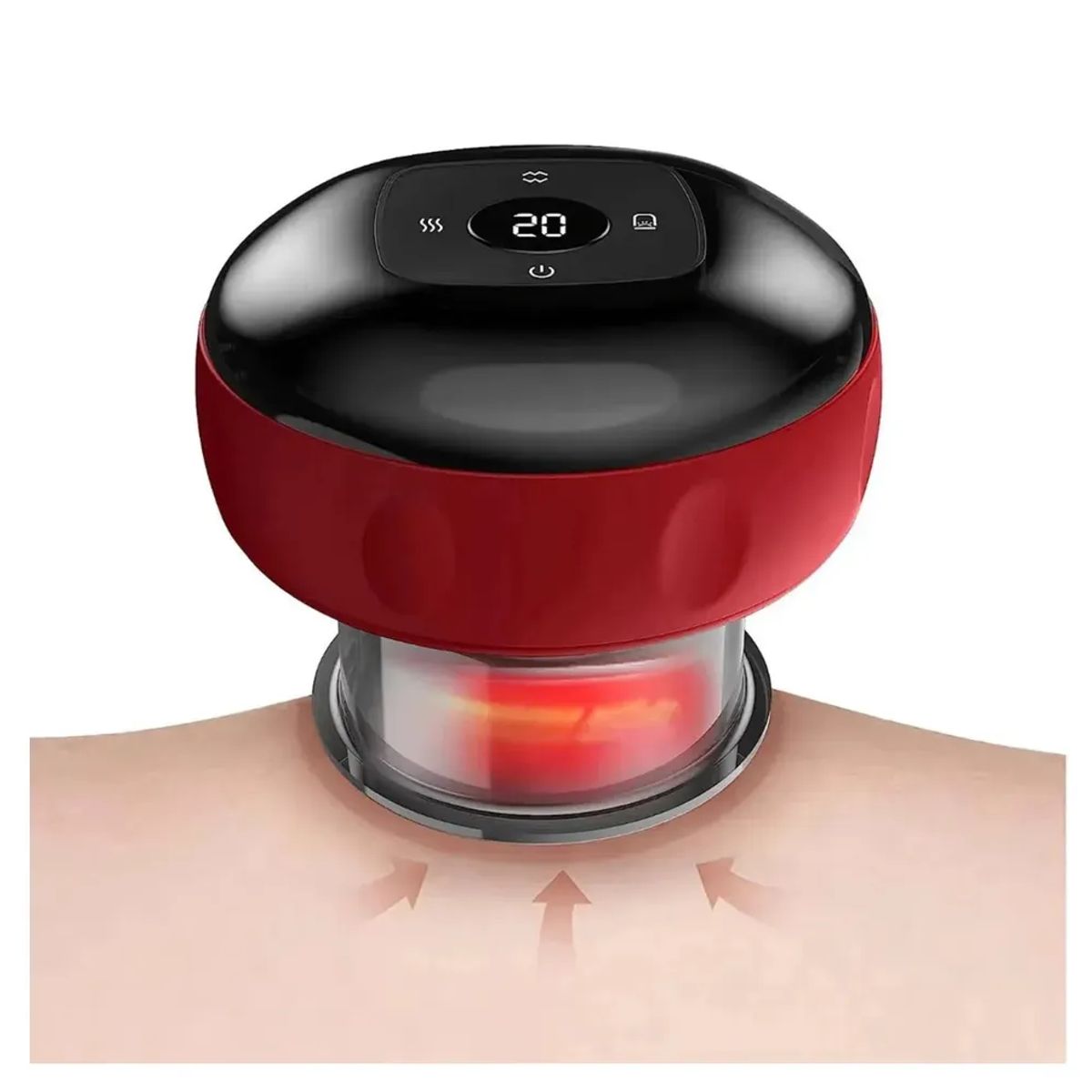MOVI - Ventosa Eléctrica Anticelulitis con Calor y Vibración  Alivio Muscular y Modelado Corporal