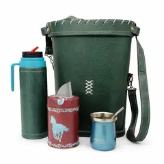 GENERICO - Kit Matero COUNTRY color verde 5 piezas