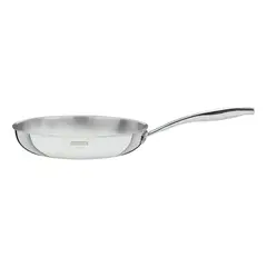 TRAMONTINA - Sartén de Acero Inoxidable Cuerpo Triple de 30 cm 3,4 L Grano
