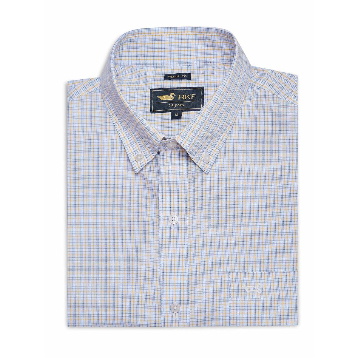 ROCKFORD - Camisa Cuello Button-Down Hombre Wf Azul cielo ROCKFORD