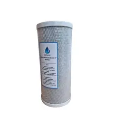 GENERICO - CARTUCHO DE FILTRO DE AGUA CARBON ACTIVADO EN BLOQUE GRANDE 10 PULGADAS