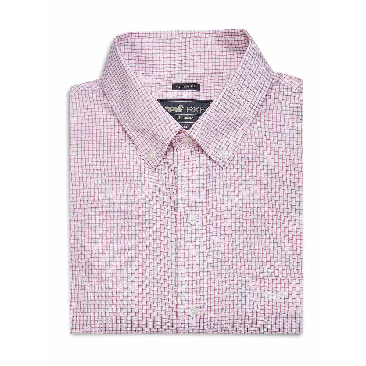 ROCKFORD - Camisa Cuello Button-Down Hombre Wf Burdeo ROCKFORD
