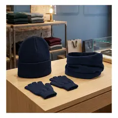 EKOL TACTICA MILITAR - Set Invierno Térmico Gorro Beanie + Guantes Sin Dedos + Cuello