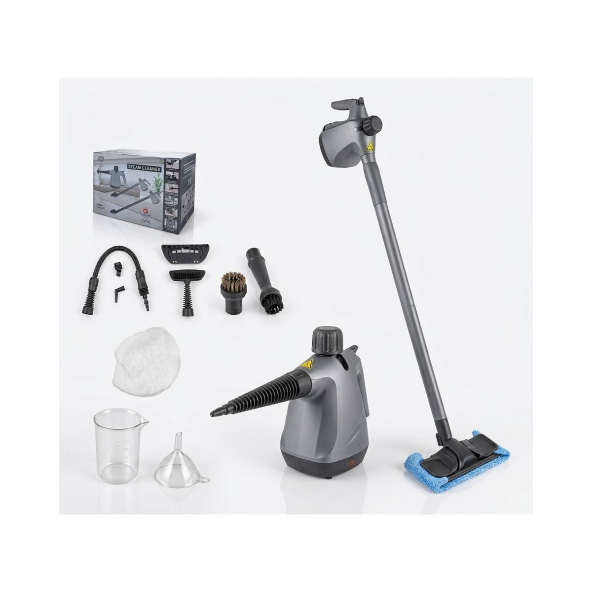 GENERICO - Limpiadora A Vapor 1200W Multifuncional  Mopa A Vapor Desinfectante