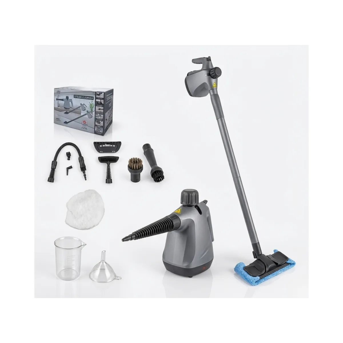 GENERICO - Limpiadora A Vapor 1200W Multifuncional  Mopa A Vapor Desinfectante