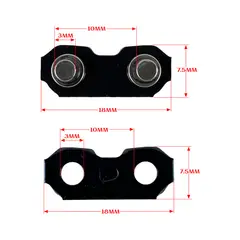 RAISMAN - ESLABON REMACHE DE CADENA RAISMAN® 3/8" 10 UNIDADES