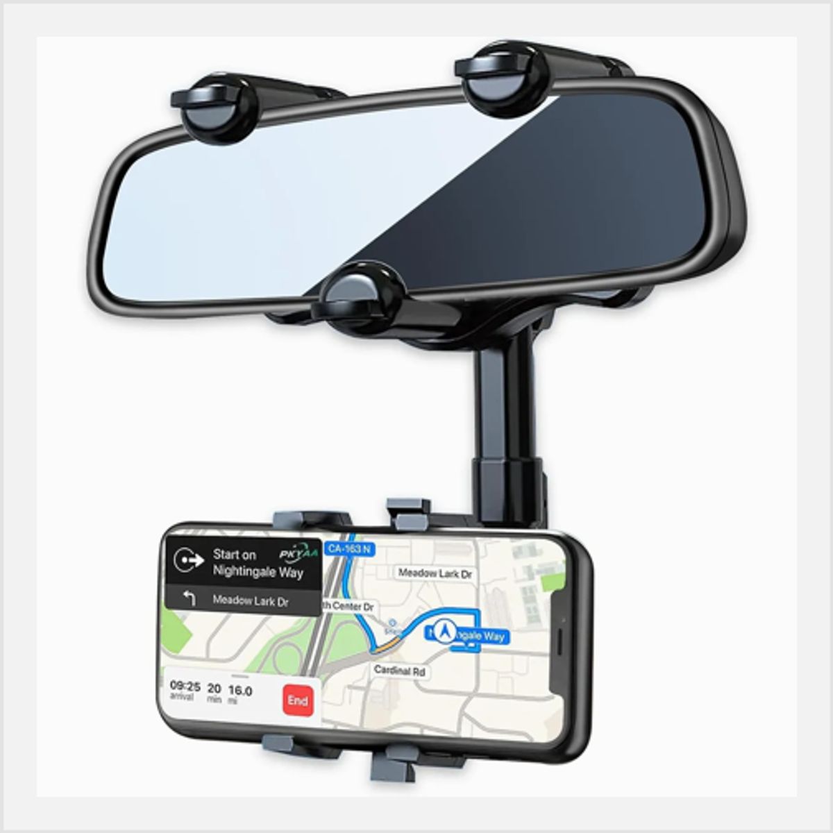 MOVI - Soporte De Celular Para Espejo Retrovisor 360º