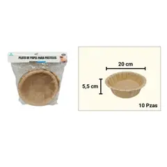 GENERICO - Papel mantequilla para queque 20cm