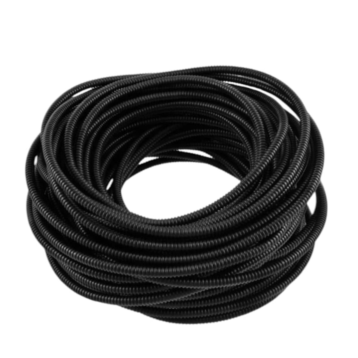 GENERICO - ROLLO DE TUBO CORRUGADO PVC 7MM 50M P INSTALACION PARA CABLES DE AUTO