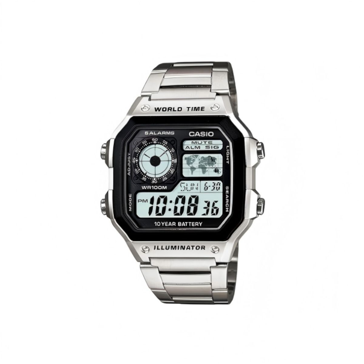 CASIO - Reloj Unisex Digital Casio AE-1200WHD-1A