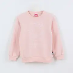 HELLO KITTY - Polar Niña Diseño Frontal Logo Rosado