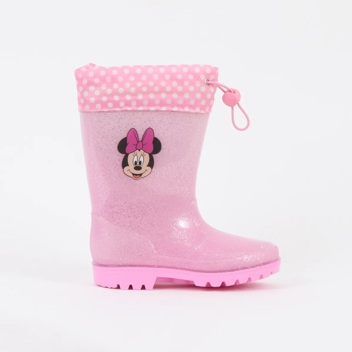 DISNEY - Bota de Agua Niña Lunares Minnie Rosado Disney