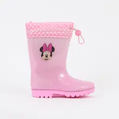 DISNEY - Bota de Agua Niña Lunares Minnie Rosado
