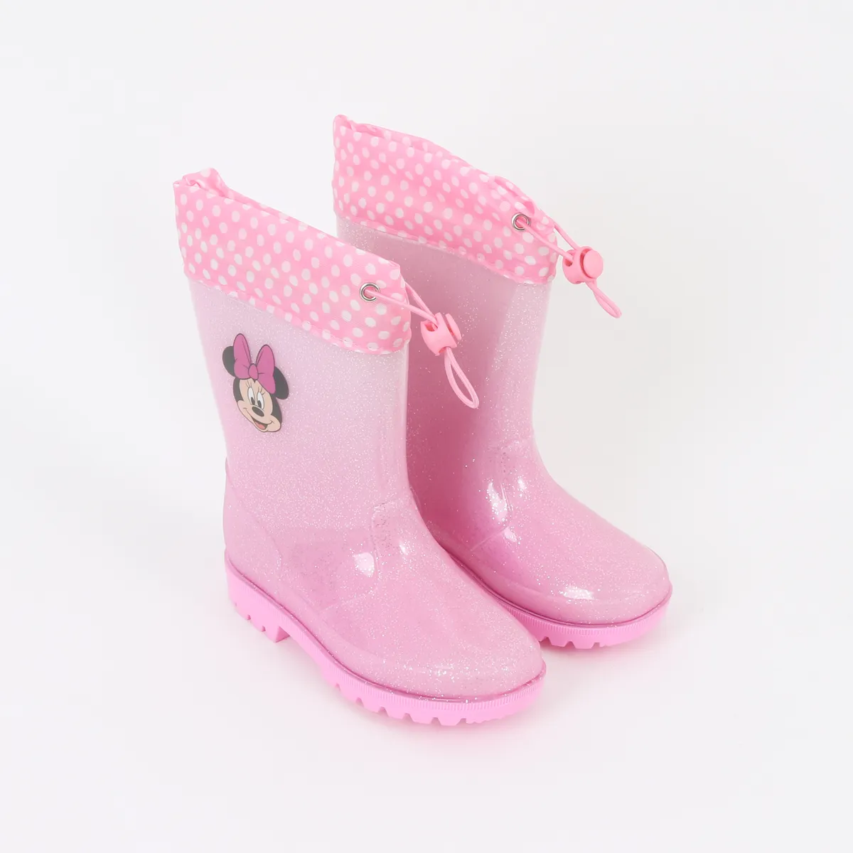DISNEY - Bota de Agua Niña Lunares Minnie Rosado Disney