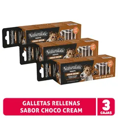 NATURALIST - Galletas Naturalistic Biscuit Choco Cream Perro - Pack X 3