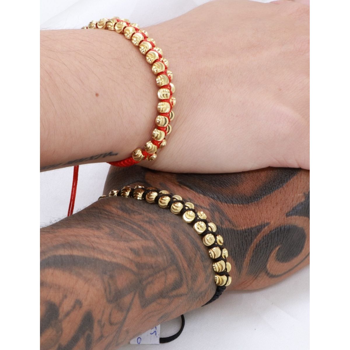 GENERICO - Brazaletes Italianos Para Parejas Oro Laminado 18k
