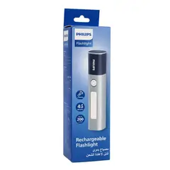 PHILIPS - Linterna LED SFL1153 10W Recargable Zoom 150m 4 Modos
