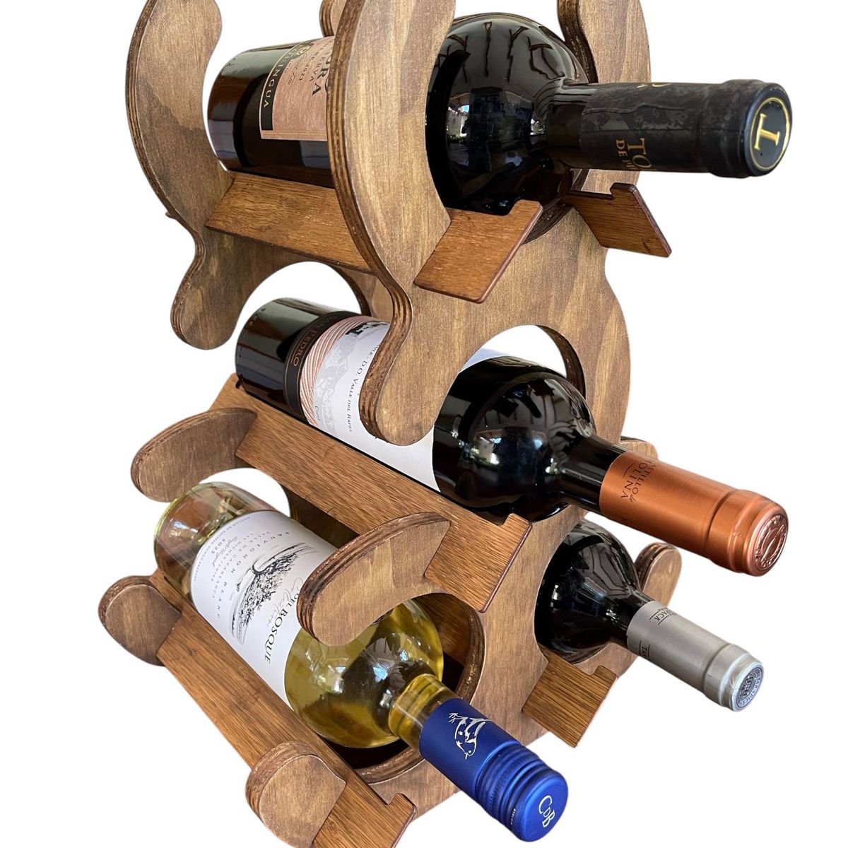 GENERICO - CAVA DE MADERA PARA 4 VINOS