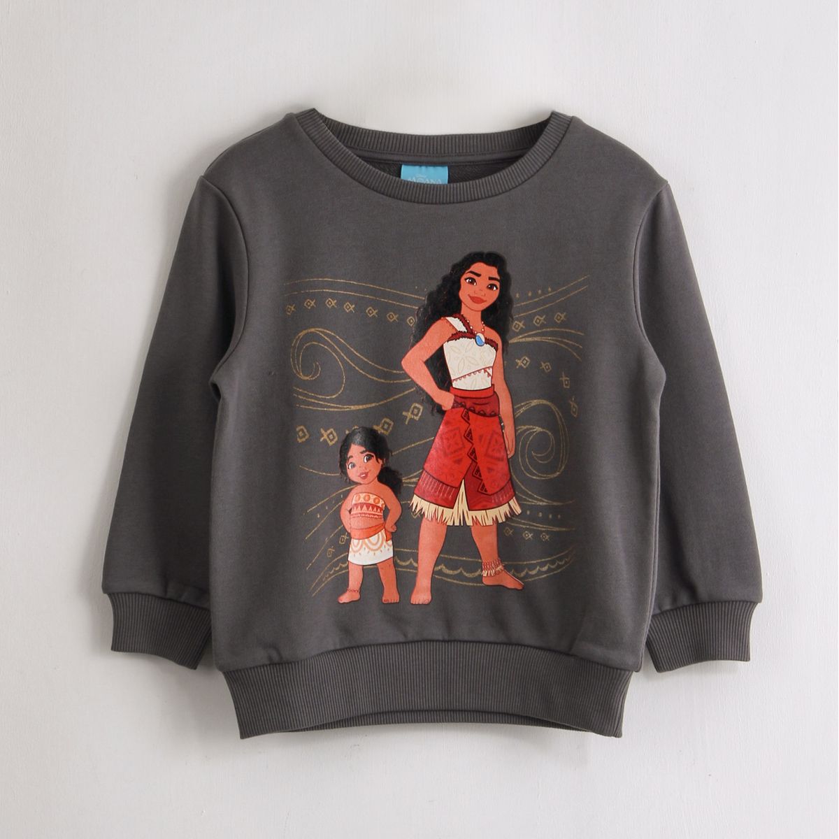 DISNEY - Polerón Cerrado Niña Moana Gris Disney