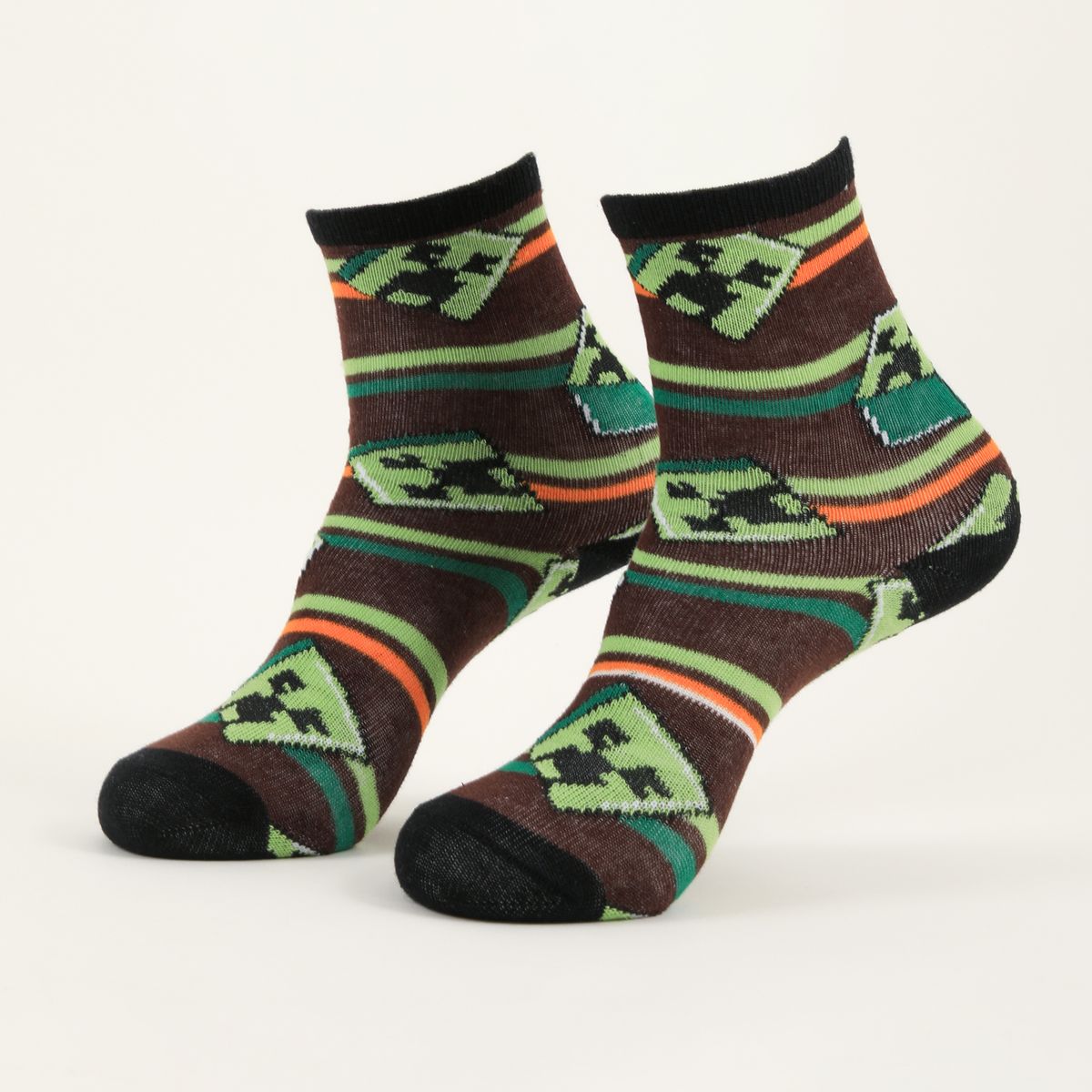 MINECRAFT - Bipack Calcetines Niño Creepers Verde Minecraft